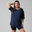 Summer T-Shirt with a Round Neckline