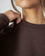 Round Neck Crop Sweatshirt